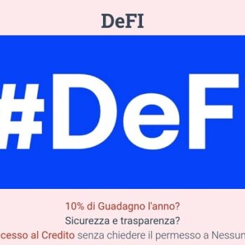 DeFI di Filippo Angeloni  di Liberi dal Lavoro